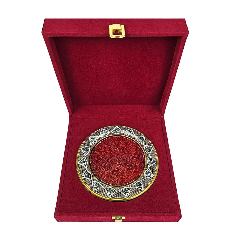 Premium Saffron Gift Box (2 Mesghal / ~9g) - Red Velvet Case