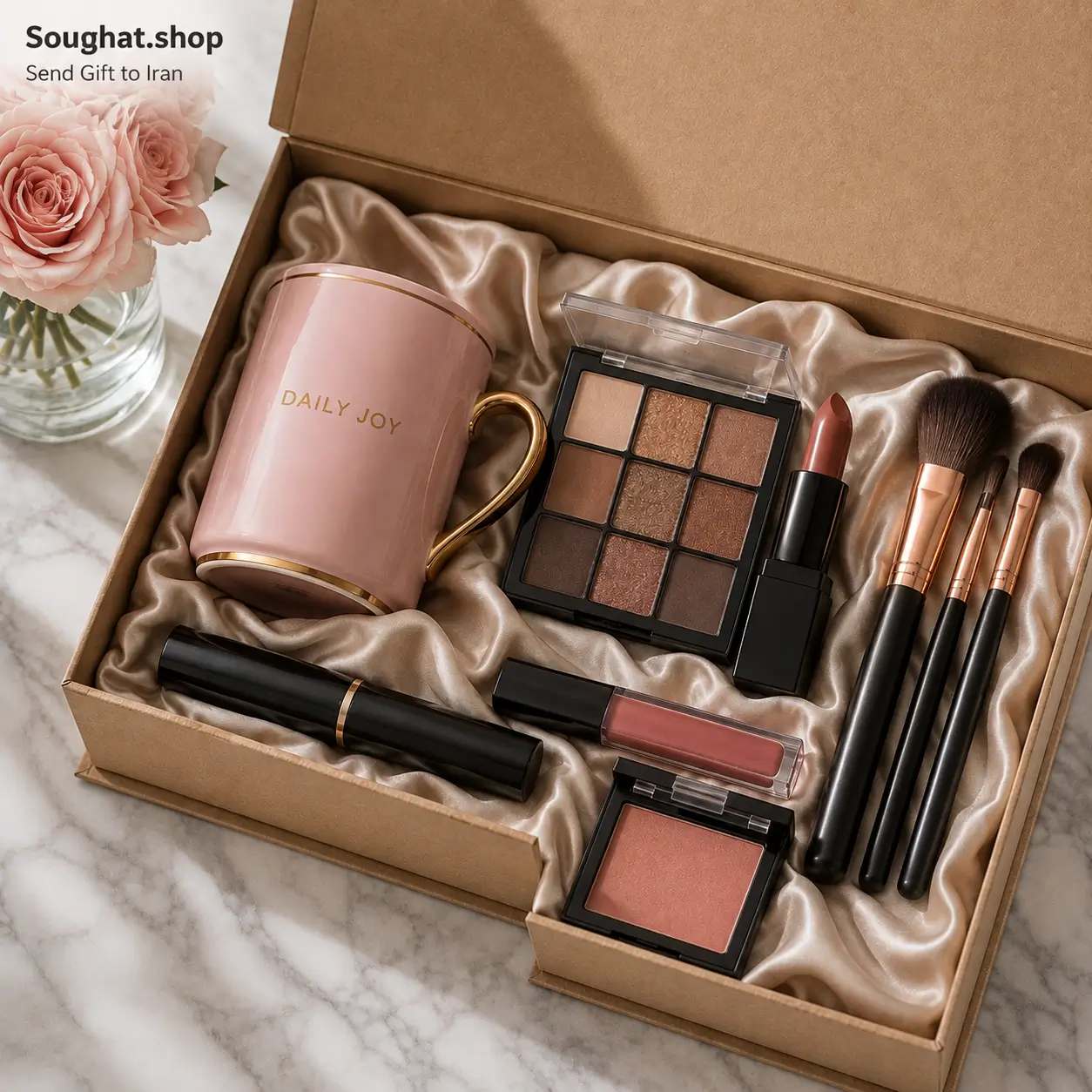 Daily Essential Makeup & Ceramic Mug Gift Pack