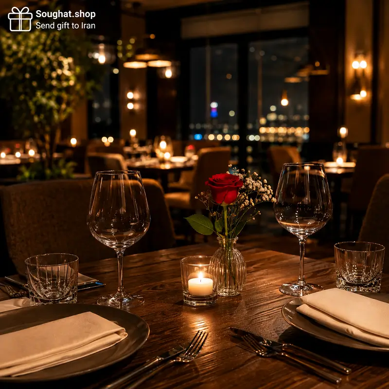 هدیه رزرو میز رستوران نایب ساعی تهران