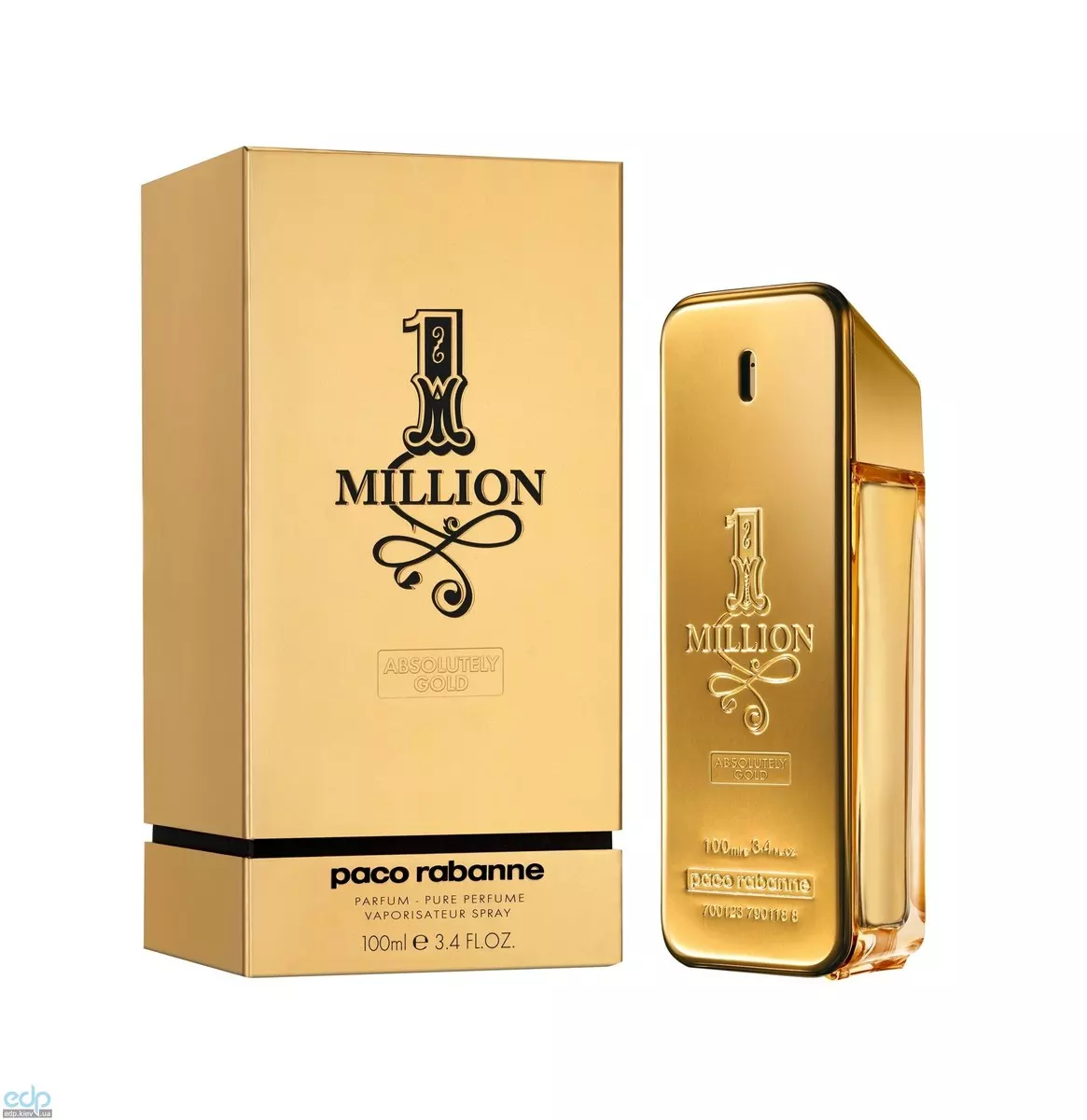 عطر پرفیوم مردانه Paco Rabanne 1 Million Absolutely Gold (۱۰۰ میل) - اورجینال