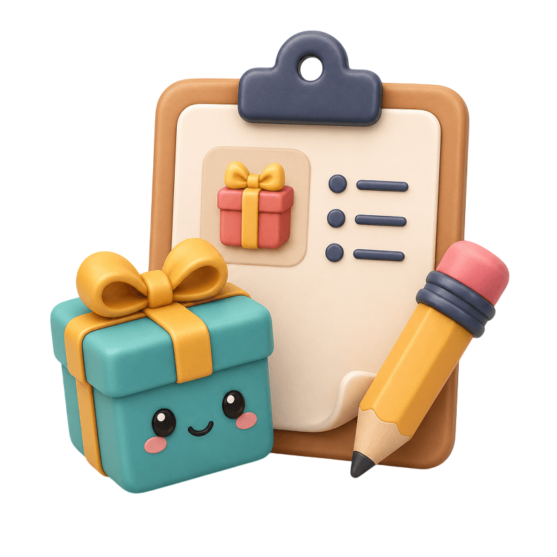 Custom gift request icon