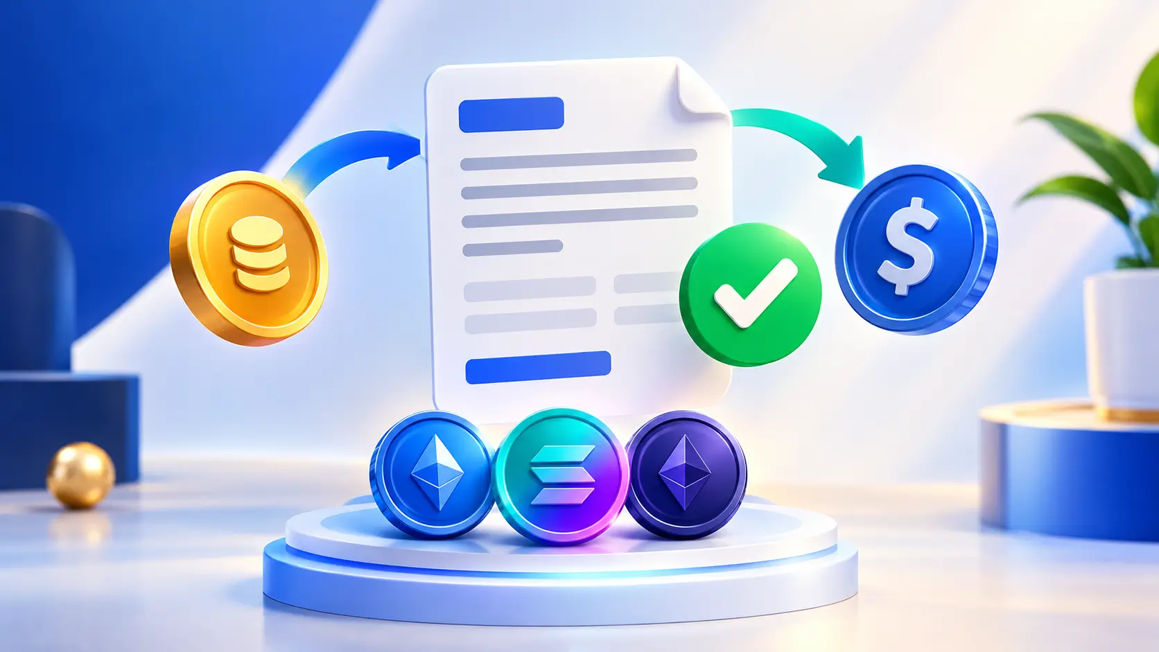 فاکتور سفارش و انتخاب ارز پرداخت تتر، PYUSD یا سولانا در مرحلهی پرداخت سوغات شاپ